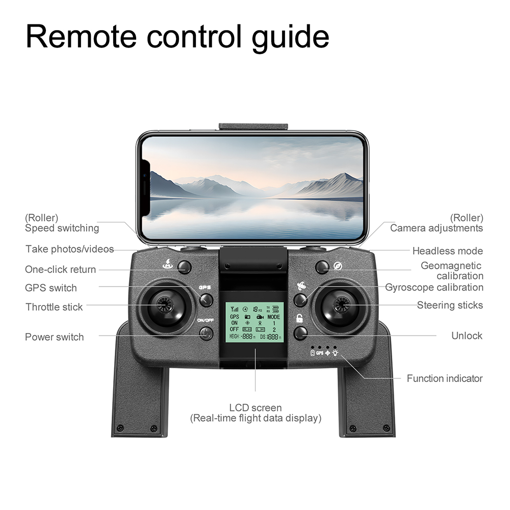 YLRC-S188-GPS-5G-WiFi-FPV-mit-180deg-elektrischer-HD-Doppelkamera-360deg-Hindernisvermeidung-optisch-2013765-19